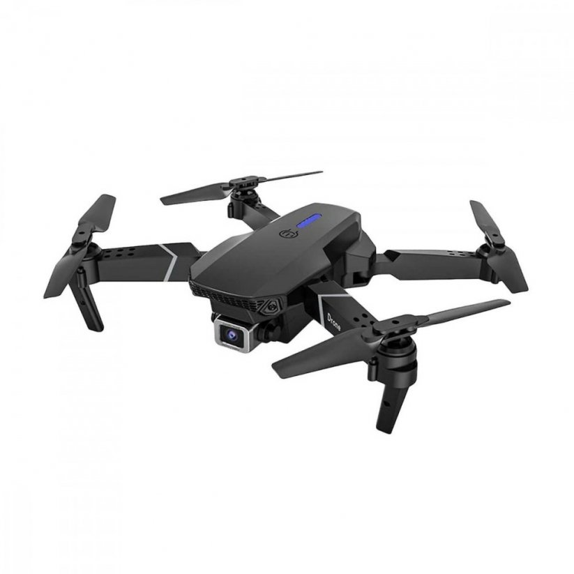 SET Dron E88 s Kamerou, Wifi, 3 Baterie - Černý