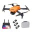 Dron P8 s Kamerou SET 3 Baterie - Oranžová