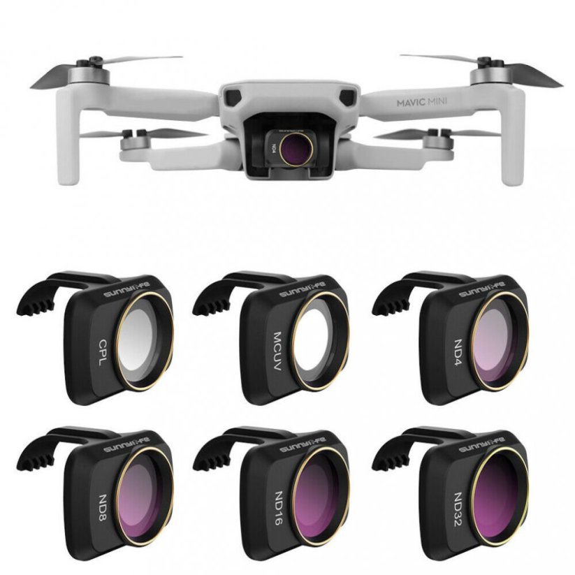 Sada ND a CPL Filtrů pro DJI Mini 1 / 2 / SE - 6KS