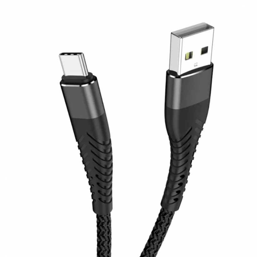 Kabel 25CM na Propojení Telefonu k Ovladači DJI - ČERNÁ - Typ: USB-C