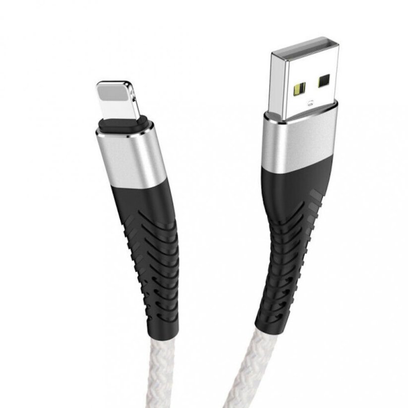 Kabel 25CM na Propojení Telefonu k Ovladači DJI - BÍLÁ - Typ: Lightning