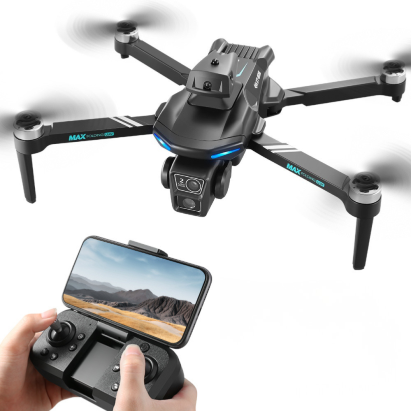 Dron XT606 s Duální Kamerou / Optický tok / Vyhýbání / 2 Baterie
