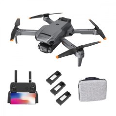 Dron P8 s Kamerou SET 3 Baterie - Šedá