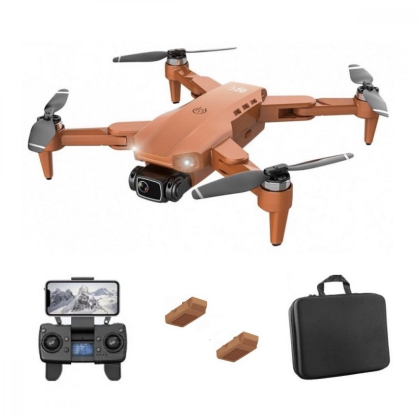 Dron LYZ RC L900 Pro s 4K Kamerou, Wifi, 3 Baterie - Oranžová
