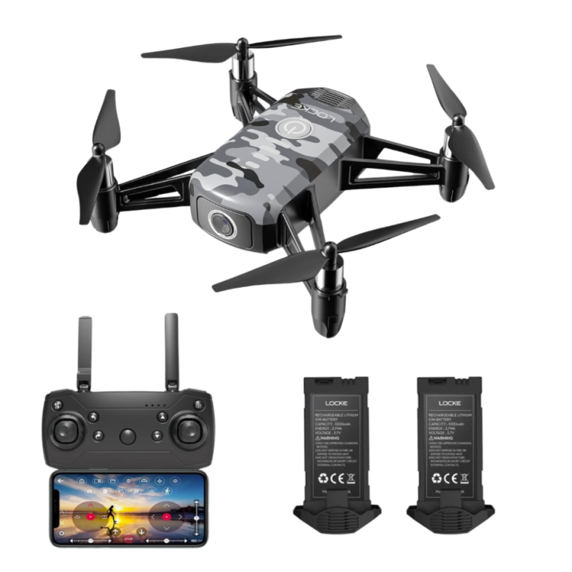 Mini Dron Locke H2 s Kamerou - 2 Baterie